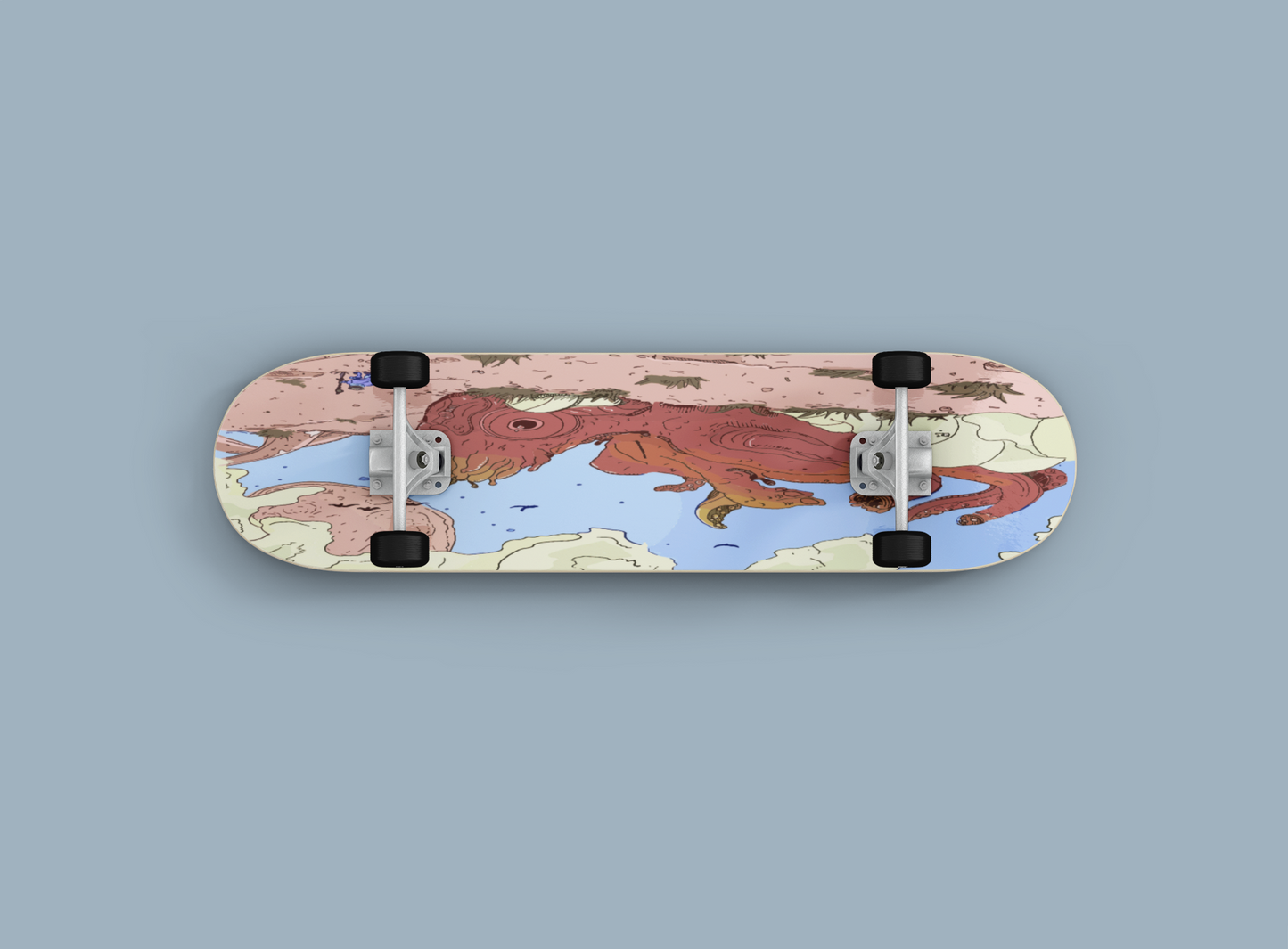 Mobius Inspired Custom Skate Deck