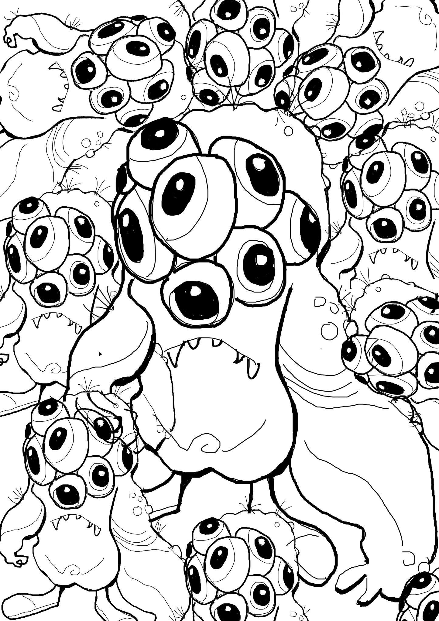 DIGITAL Download Creatures N Critters Coloring Pages DIGITAL