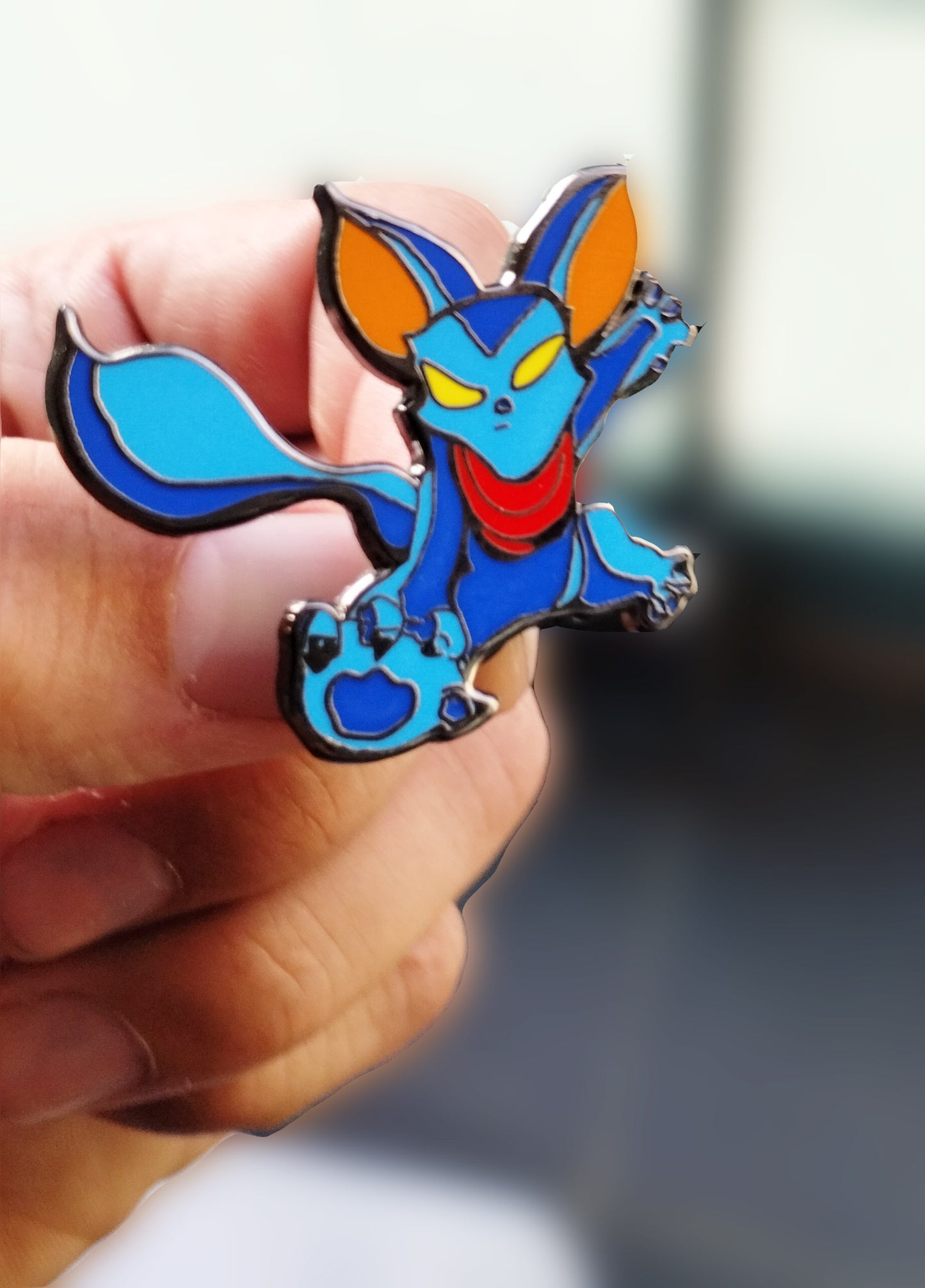 Leaping Leon Animal Pin